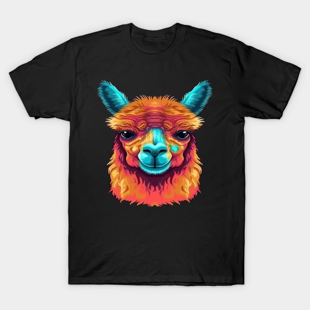 Alpaca Smiling T-Shirt by JH Mart